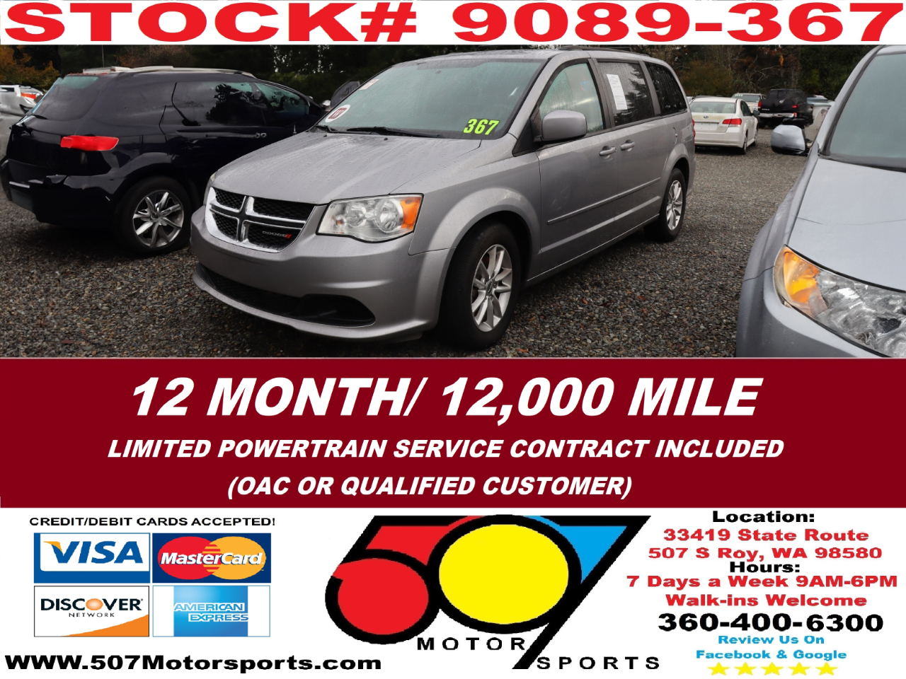 2016 Dodge Grand Caravan SXT
