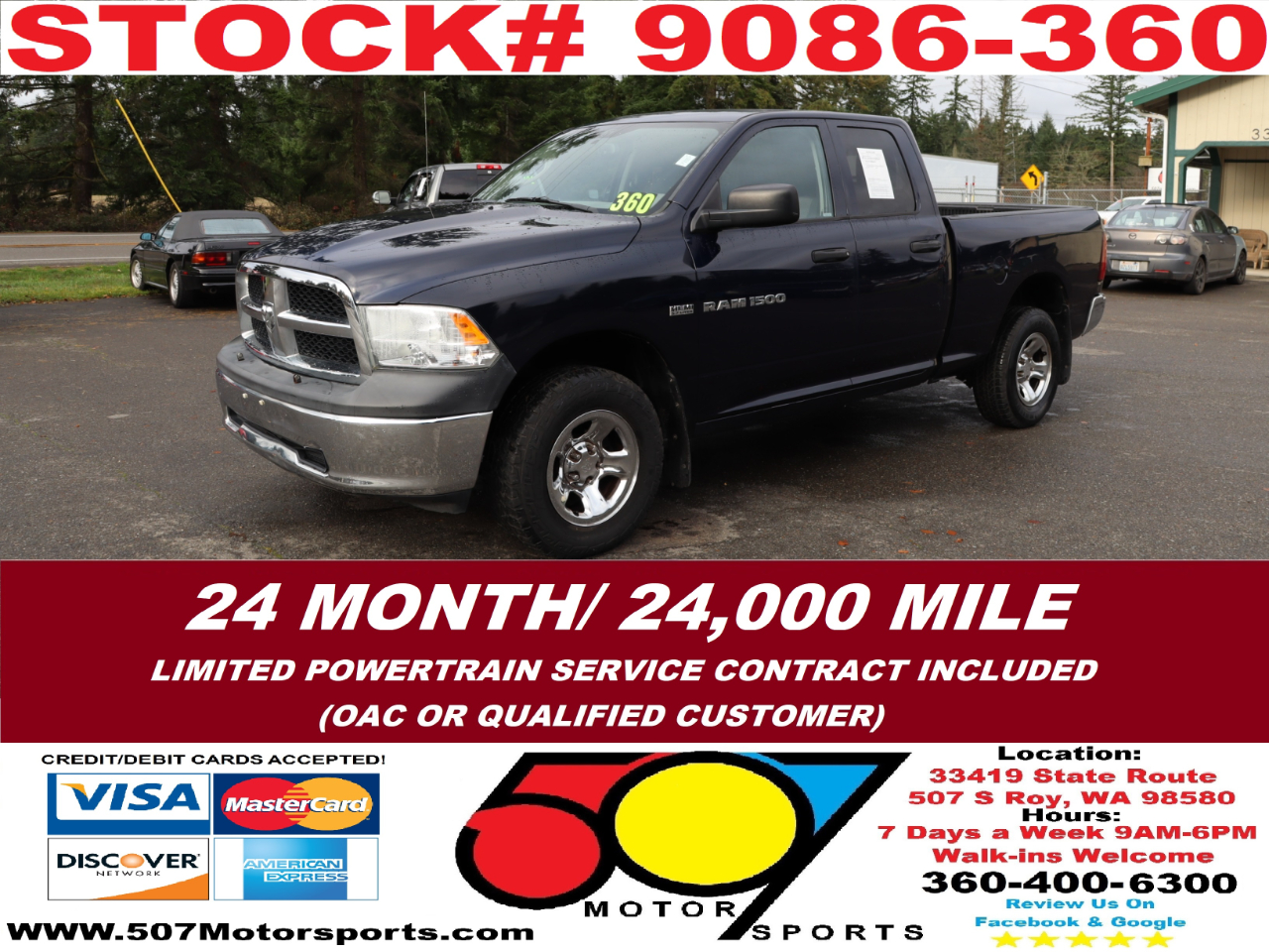 2012 RAM 1500 ST Quad Cab 4WD