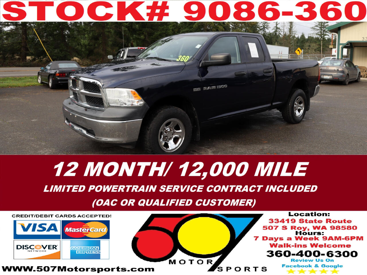 2012 RAM 1500 ST Quad Cab 4WD