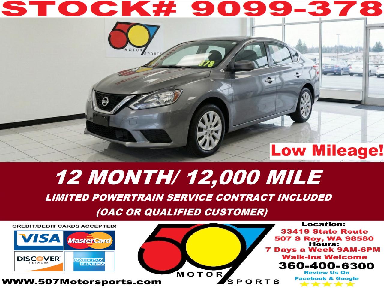 2019 Nissan Sentra S CVT
