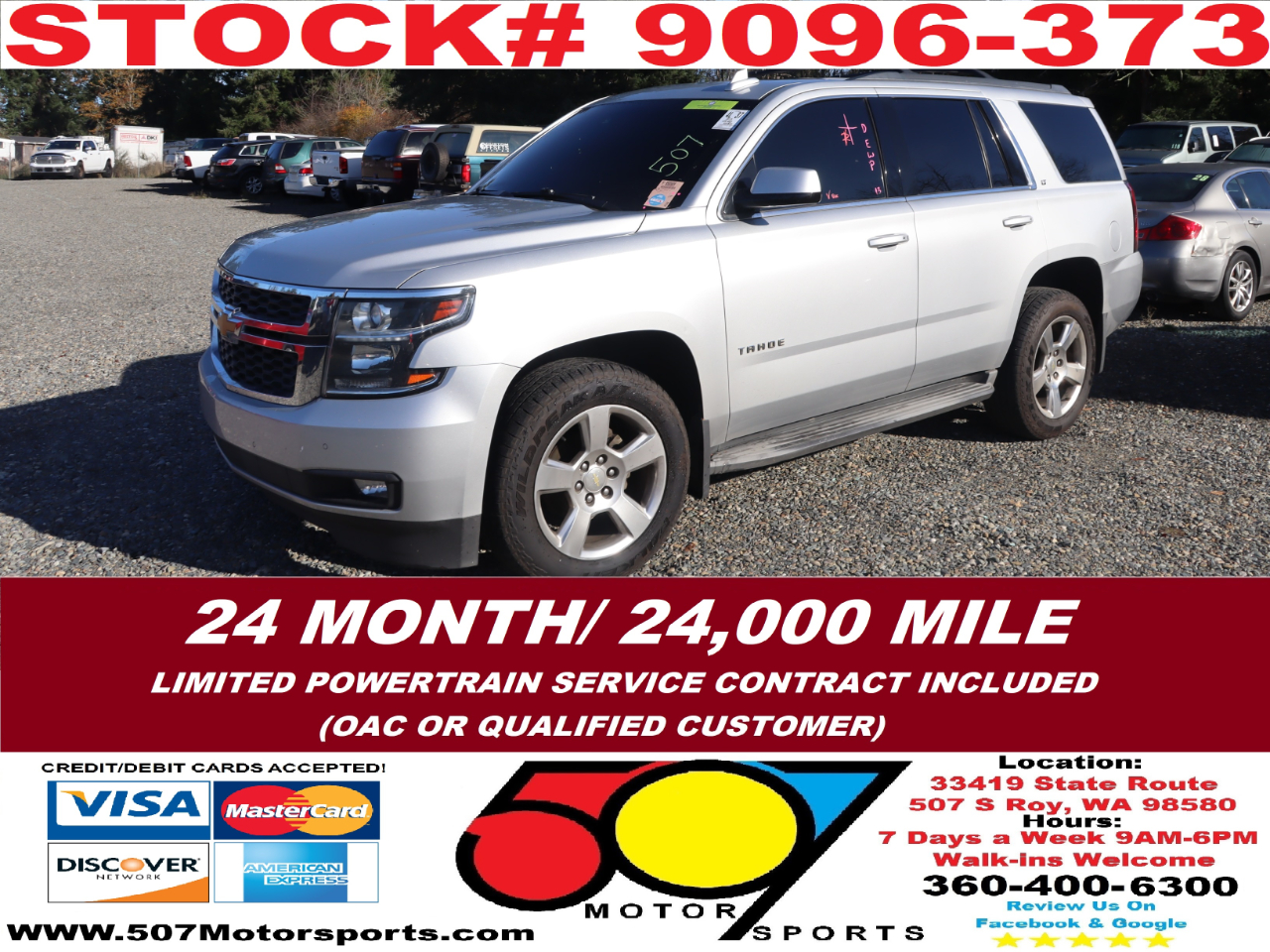 2015 Chevrolet Tahoe LT 4WD
