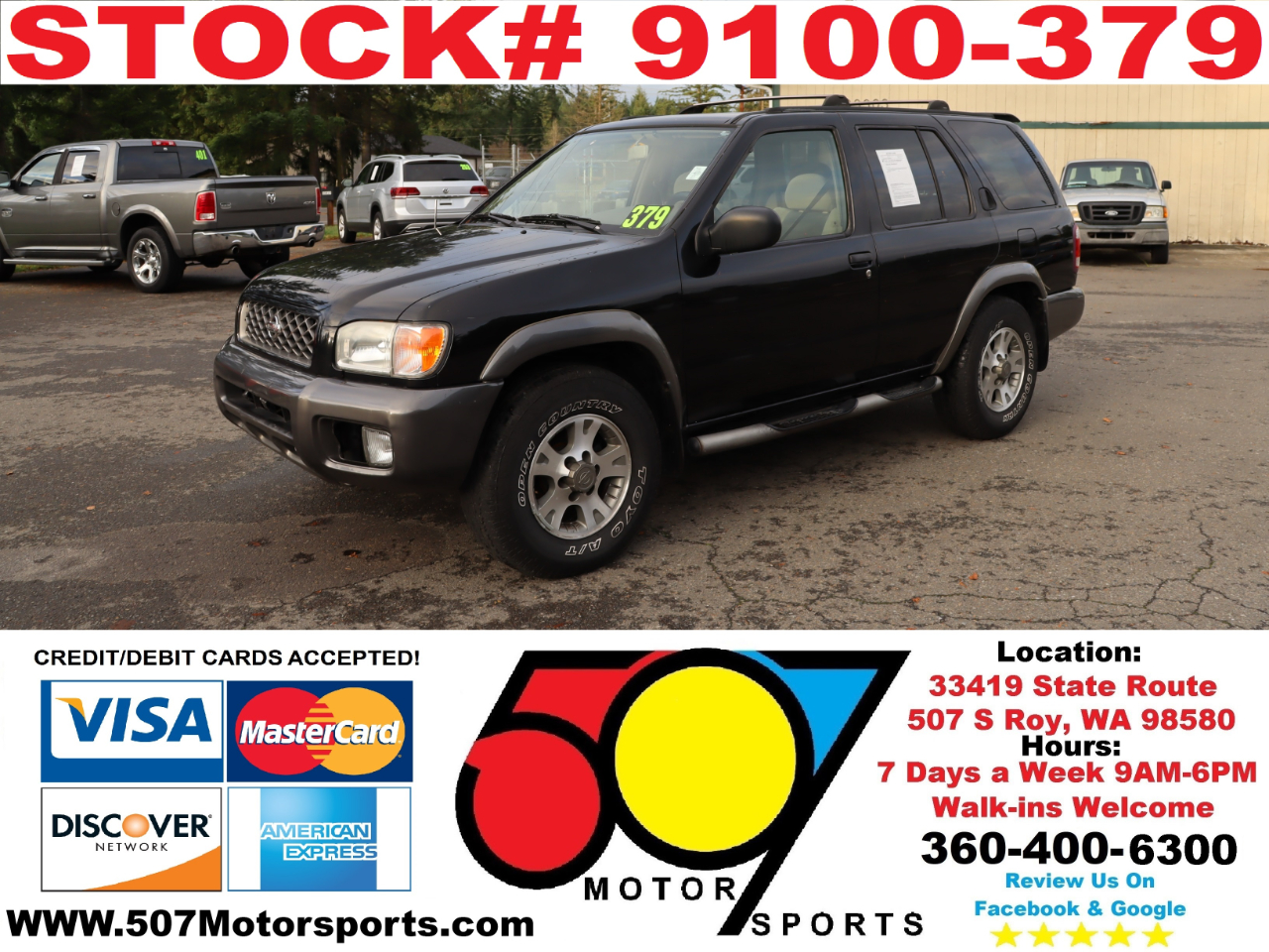 2001 Nissan Pathfinder SE 4WD