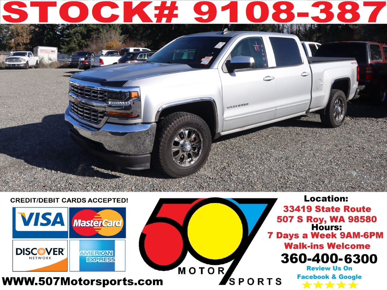 2017 Chevrolet Silverado 1500 LT Crew Cab 4WD