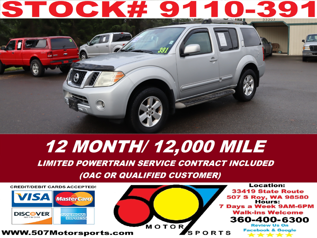 2011 Nissan Pathfinder SV 4WD