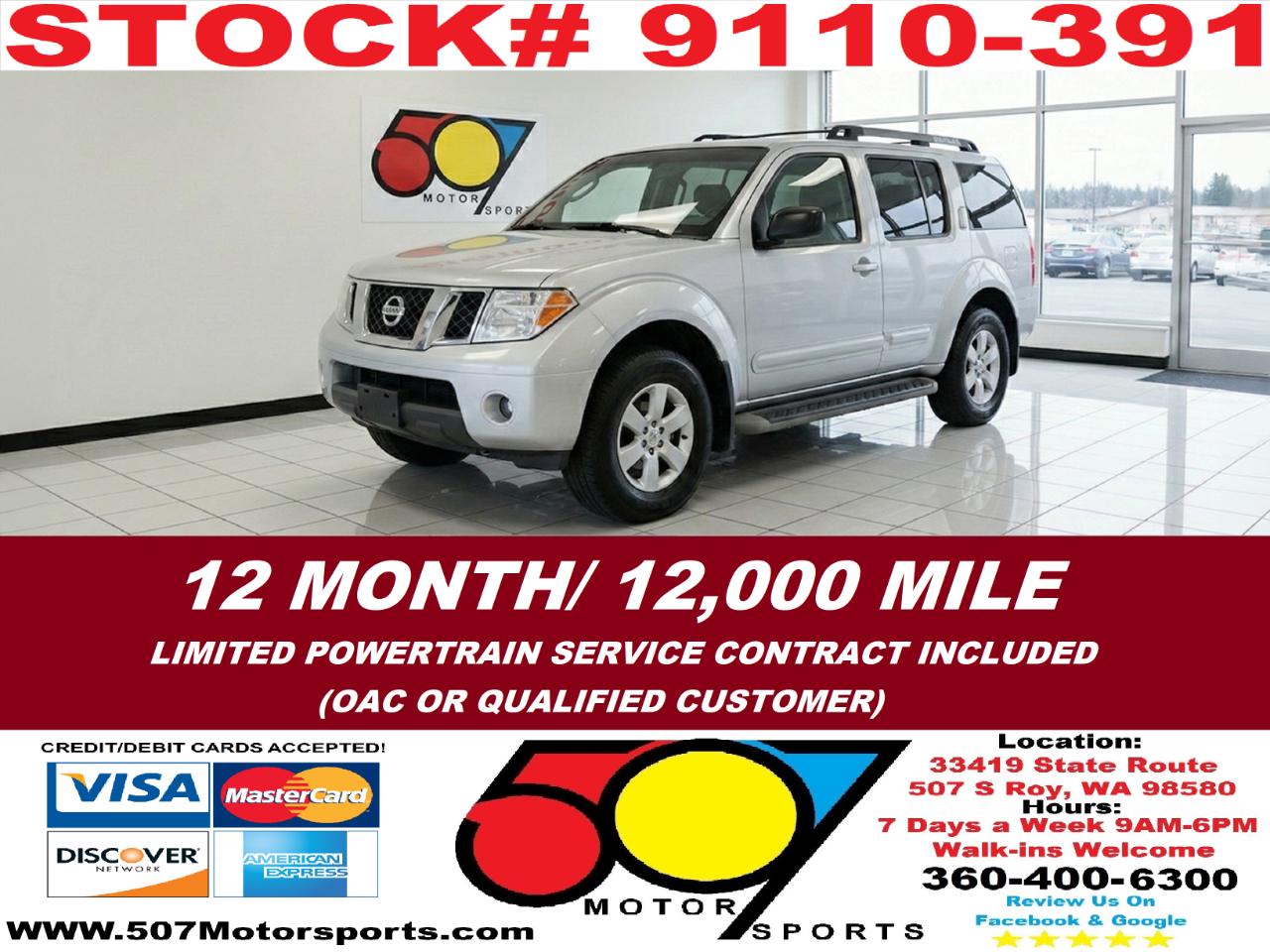 2011 Nissan Pathfinder SV 4WD