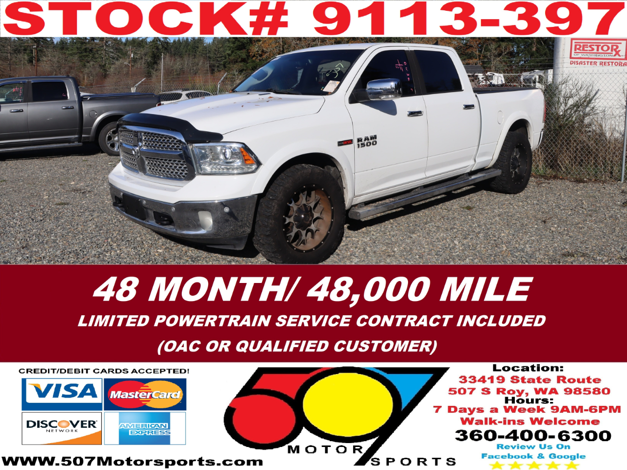 2016 RAM 1500 Laramie Crew Cab LWB 4WD