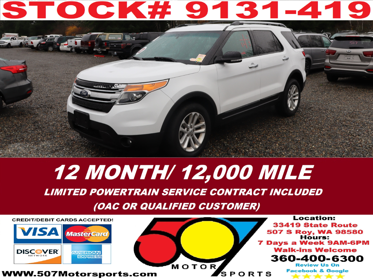 2013 Ford Explorer XLT 4WD