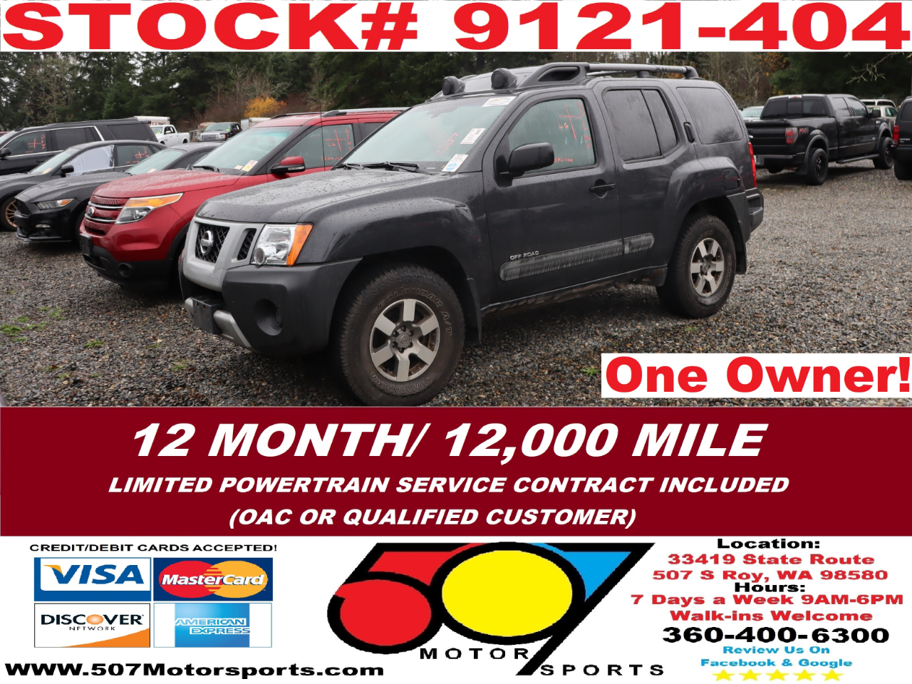 2010 Nissan Xterra Off Road 4WD
