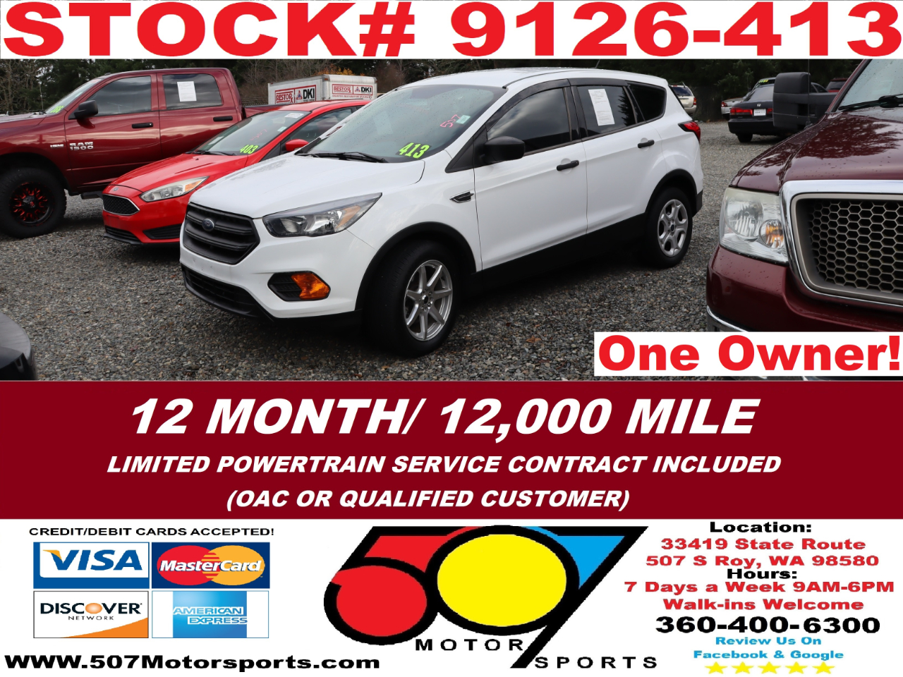 2019 Ford Escape S FWD