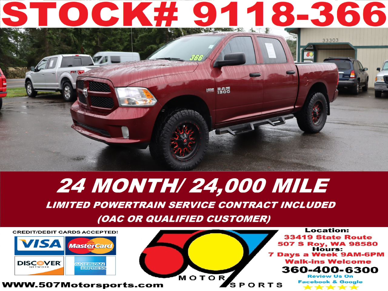 2017 RAM 1500 Express Crew Cab SWB 4WD