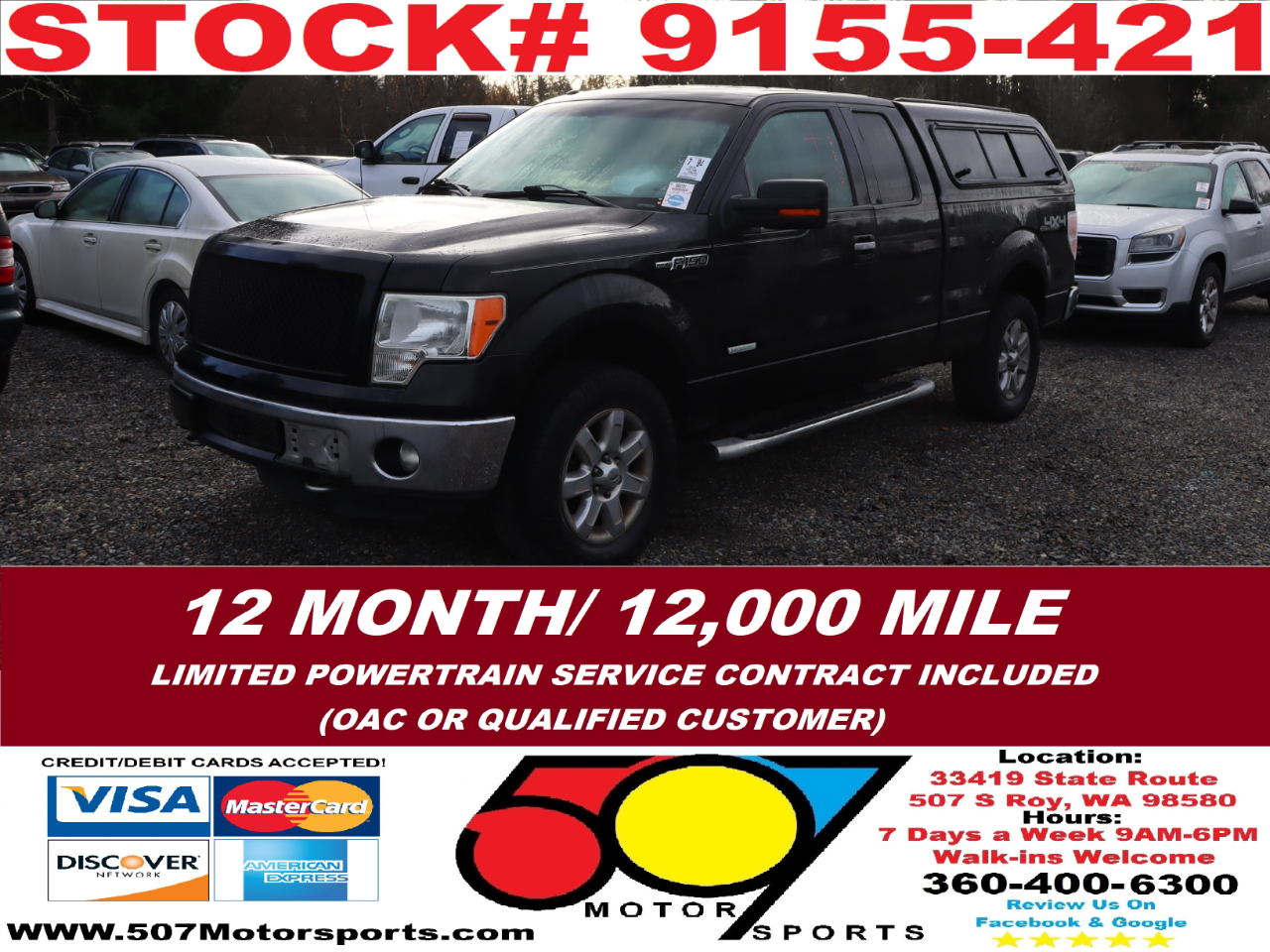 2013 Ford F-150 XLT SuperCab 6.5-ft. Bed 4WD