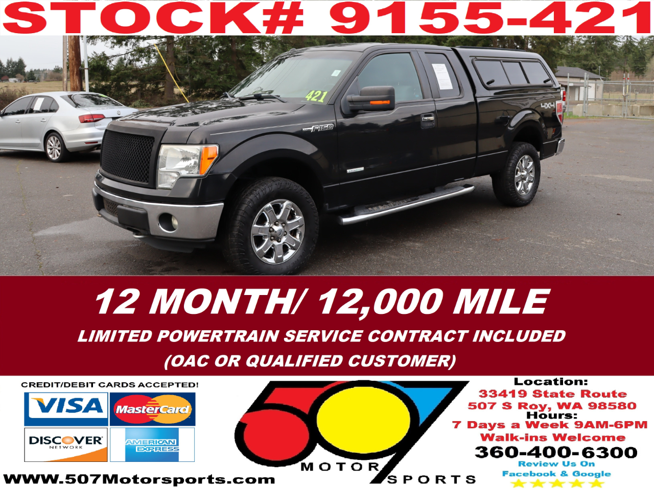 2013 Ford F-150 XLT SuperCab 6.5-ft. Bed 4WD