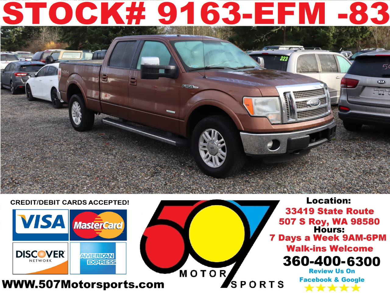2011 Ford F-150 Lariat SuperCrew 6.5-ft. Bed 4WD