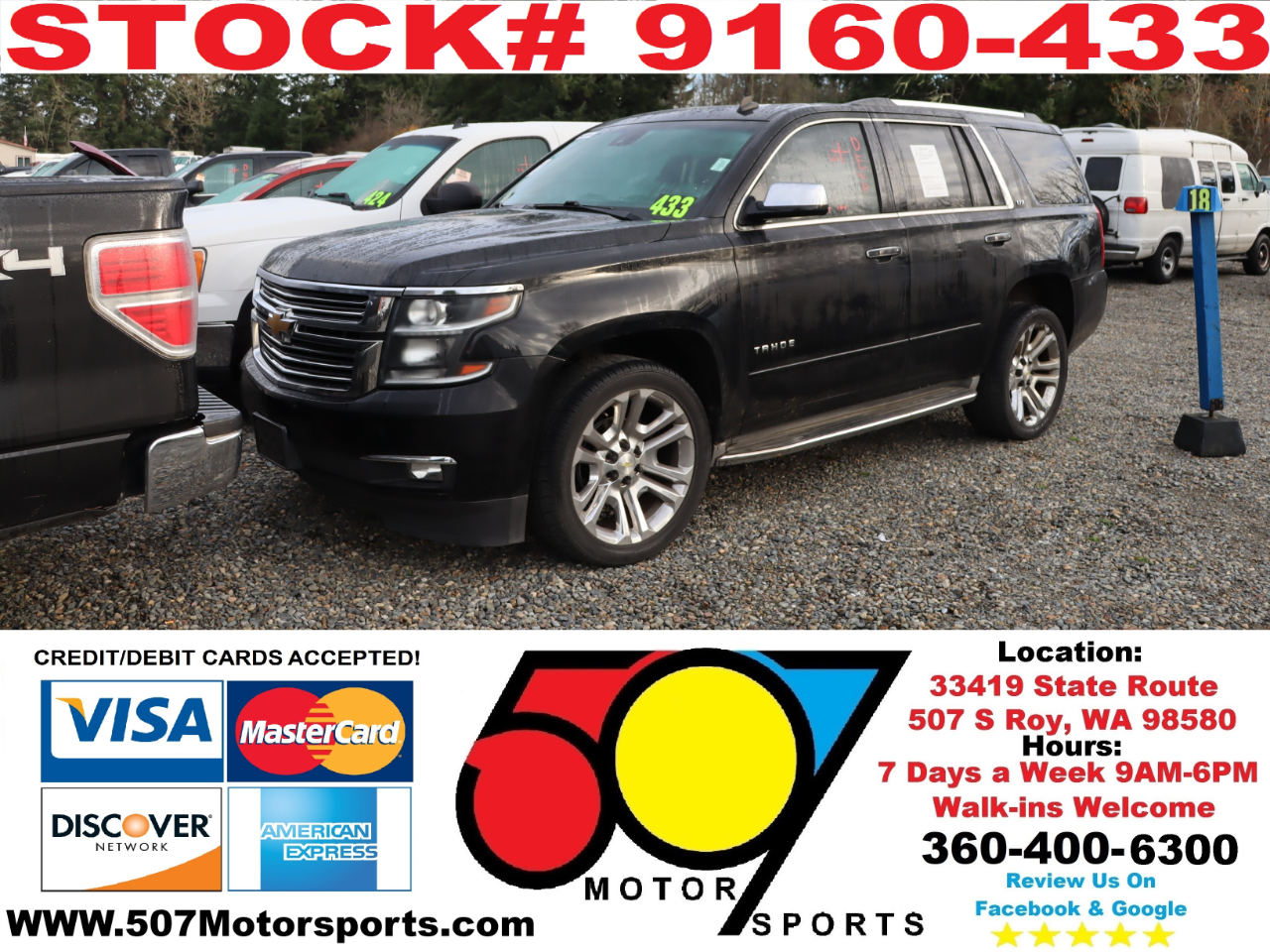 2015 Chevrolet Tahoe LTZ 4WD