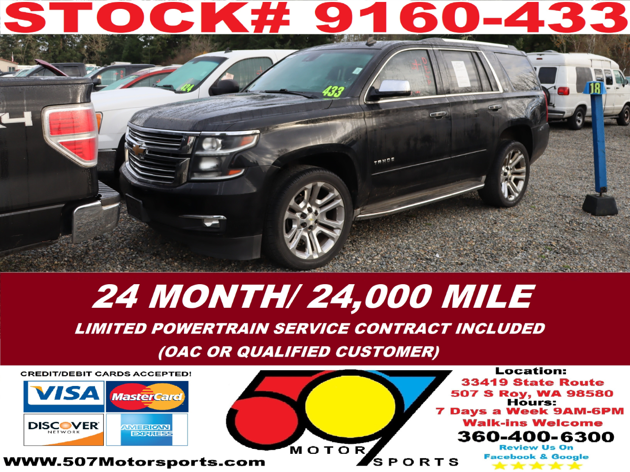 2015 Chevrolet Tahoe LTZ 4WD