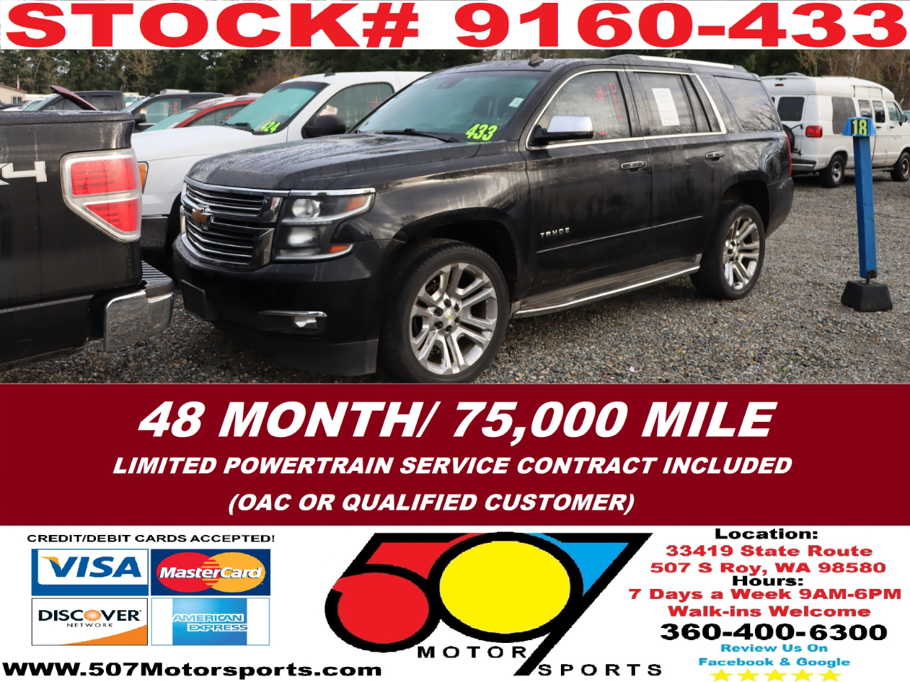 2015 Chevrolet Tahoe LTZ 4WD