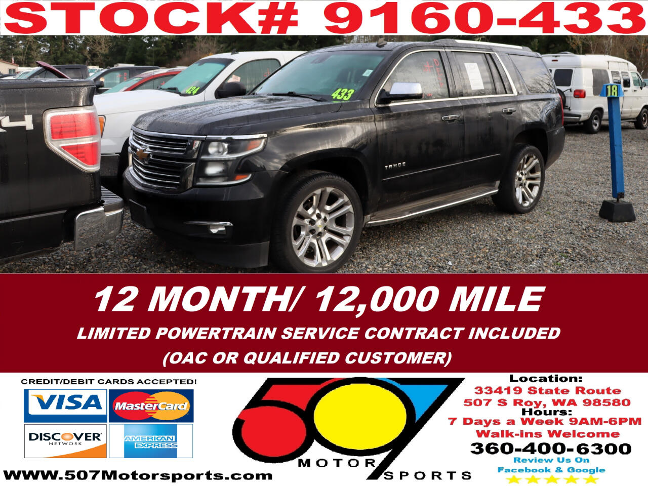 2015 Chevrolet Tahoe LTZ 4WD