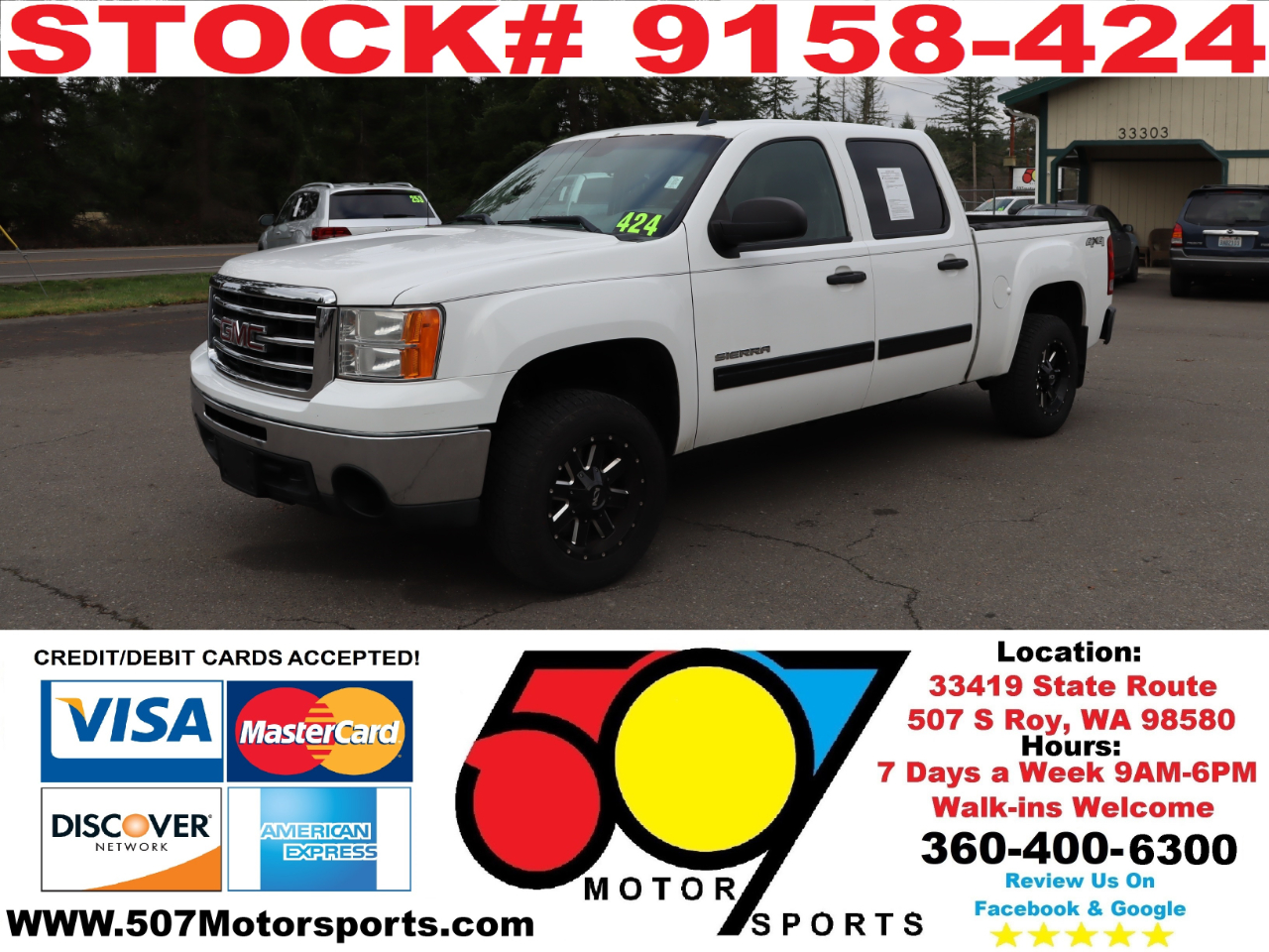 2012 GMC Sierra 1500 SL Crew Cab 4WD