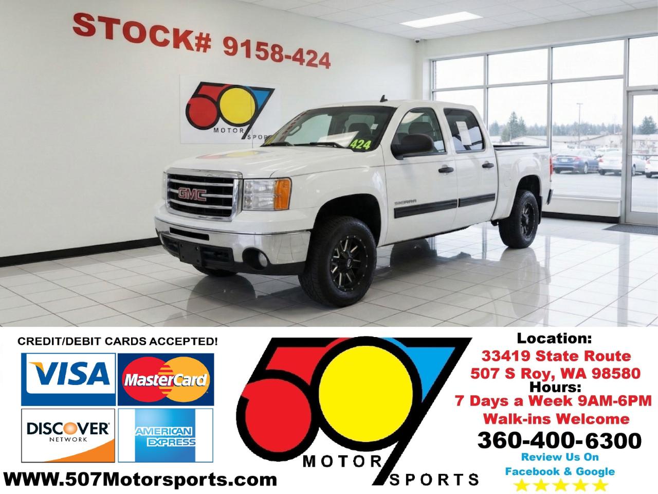 2012 GMC Sierra 1500 SL Crew Cab 4WD