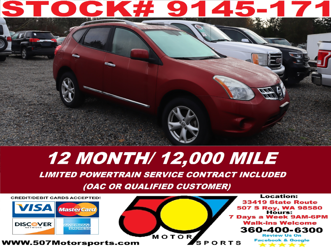 2011 Nissan Rogue SV AWD