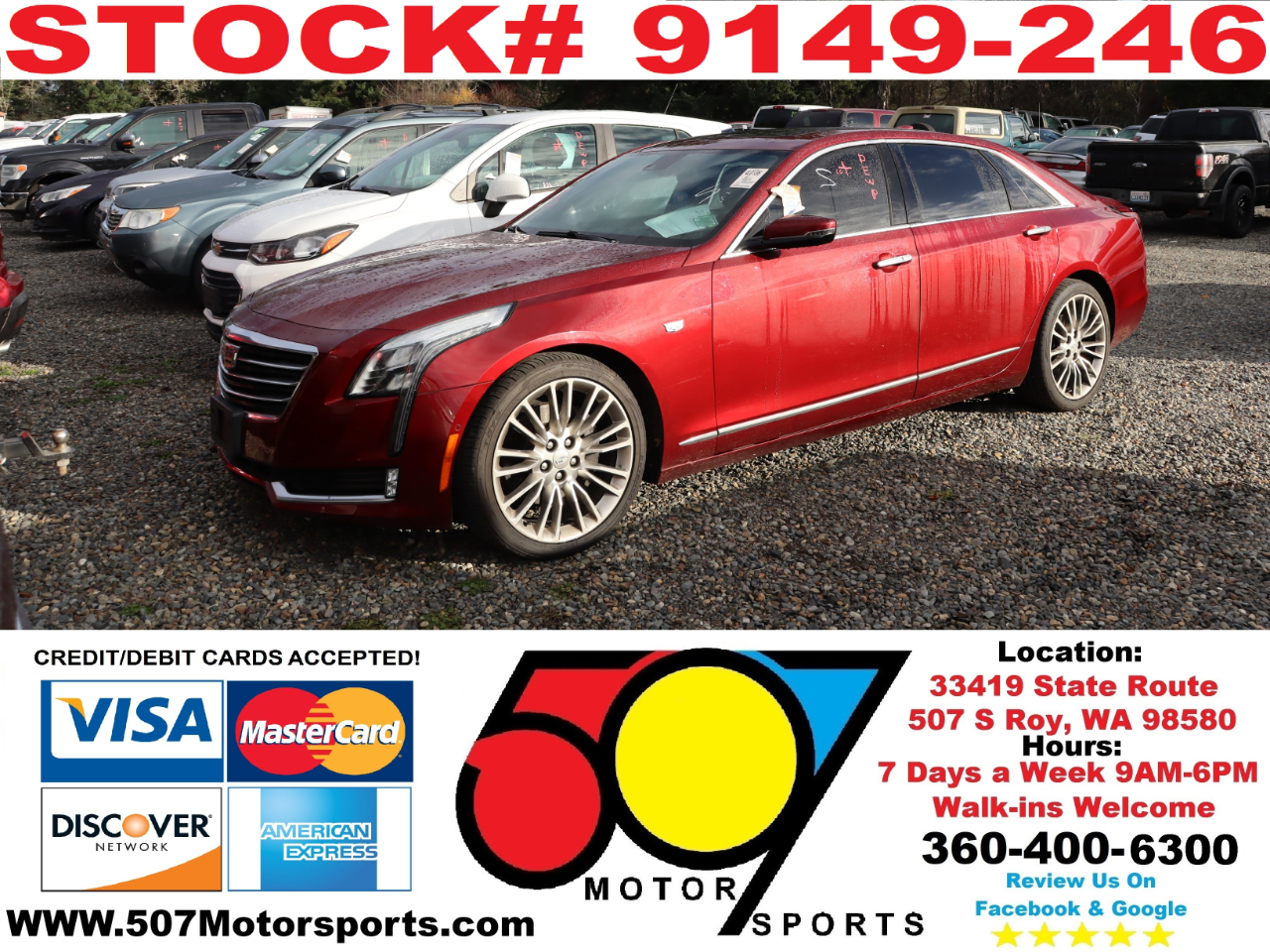 2017 Cadillac CT6 3.0L Premium Luxury Twin Turbo AWD