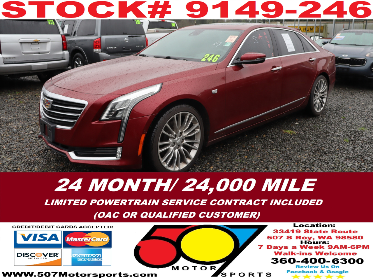 2017 Cadillac CT6 3.0L Premium Luxury Twin Turbo AWD