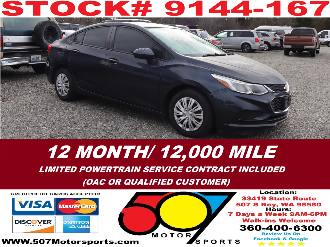 2016 Chevrolet Cruze LS Auto