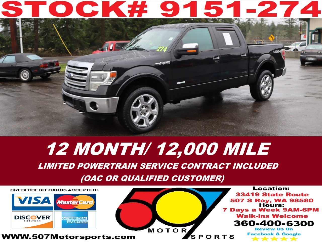 2014 Ford F-150 Lariat SuperCrew 6.5-ft. Bed 4WD