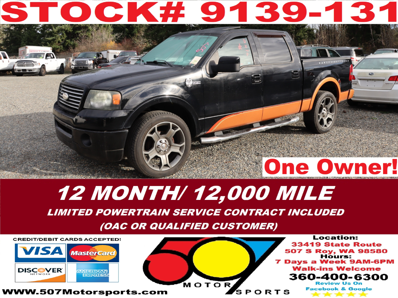 2008 Ford F-150 Harley-Davidson SuperCrew Short Bed 4WD