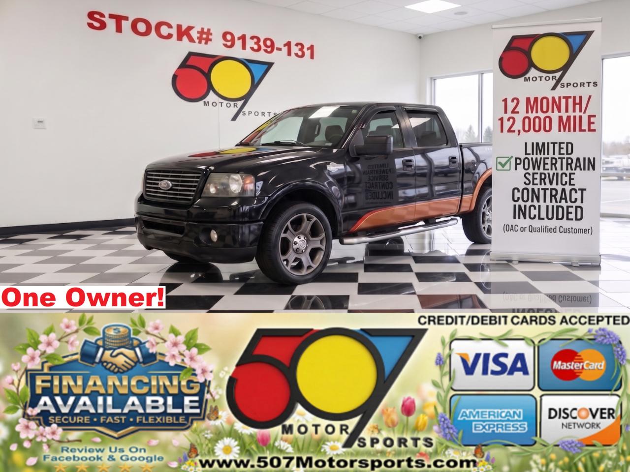 2008 Ford F-150 Harley-Davidson SuperCrew 5.5-ft Bed 4WD