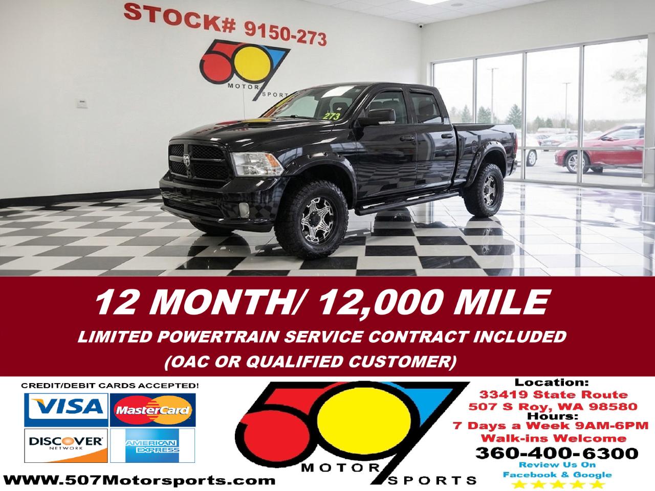 2012 RAM 1500 Sport Quad Cab 4WD
