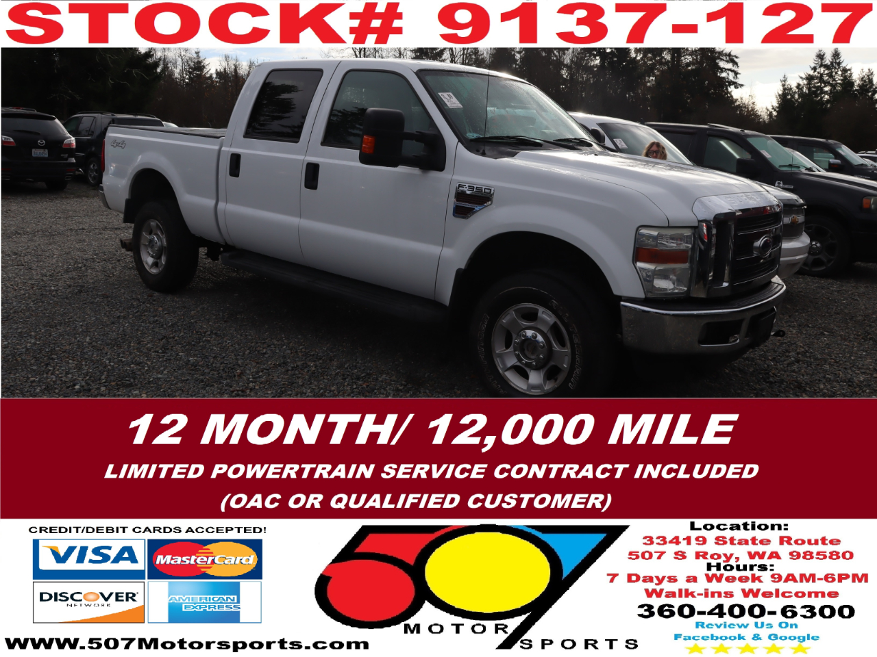 2010 Ford F-350 SD XLT Crew Cab Long Bed 4WD