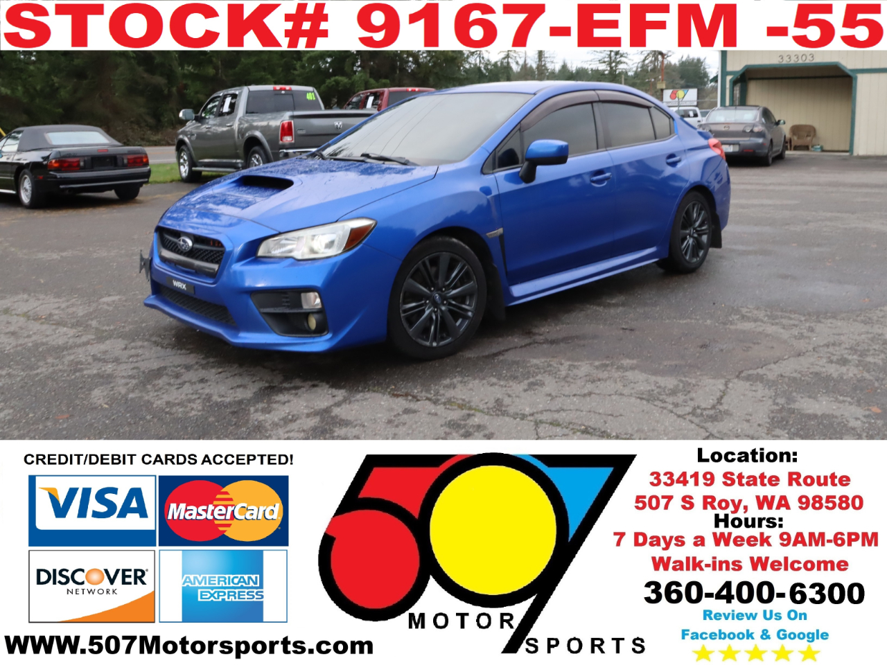 2015 Subaru WRX 4-Door