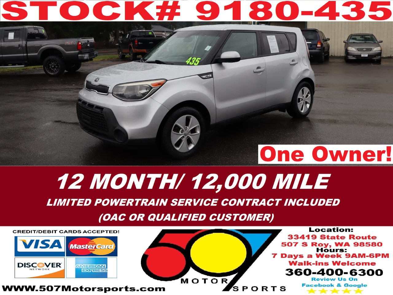 2016 Kia Soul Base 6A