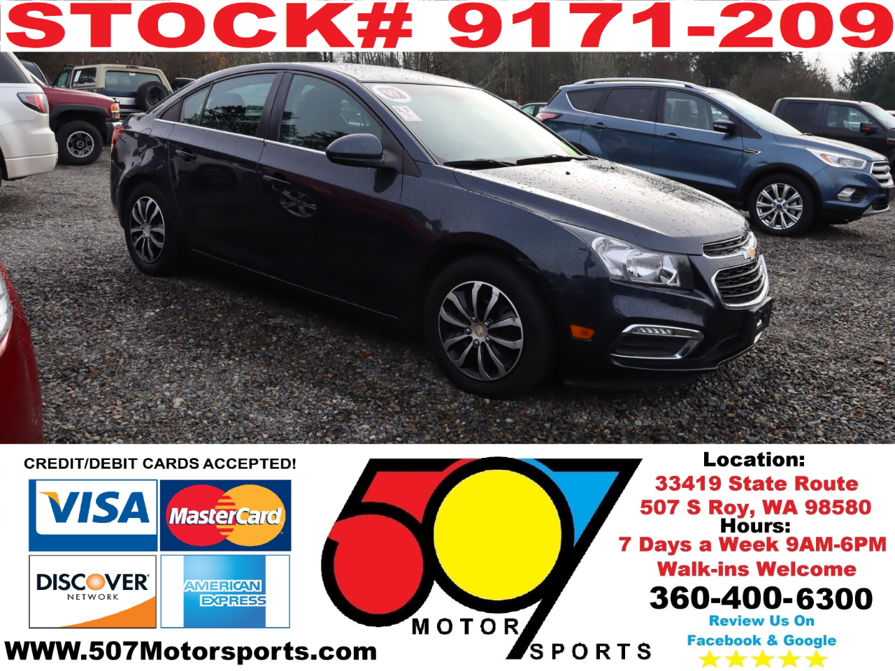 2015 Chevrolet Cruze 1LT Auto