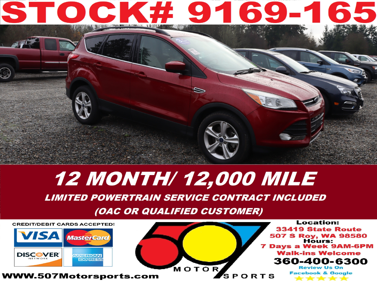 2014 Ford Escape SE 4WD