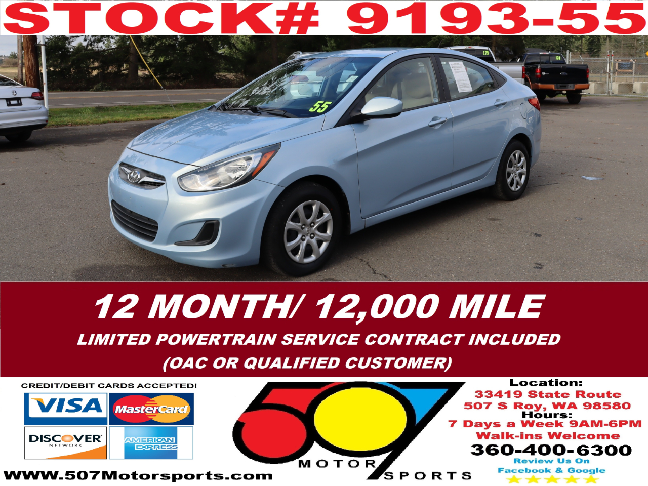 2013 Hyundai Accent GLS 4-Door