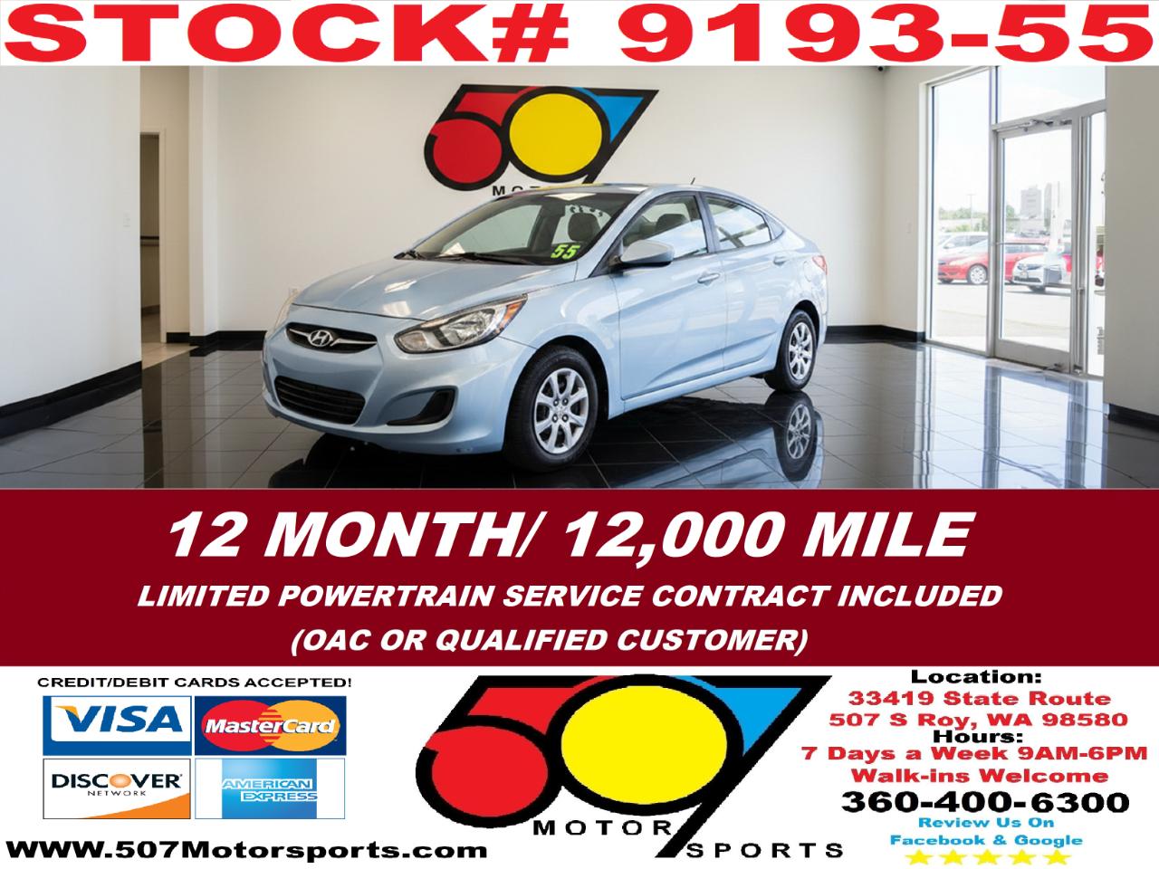 2013 Hyundai Accent GLS 4-Door
