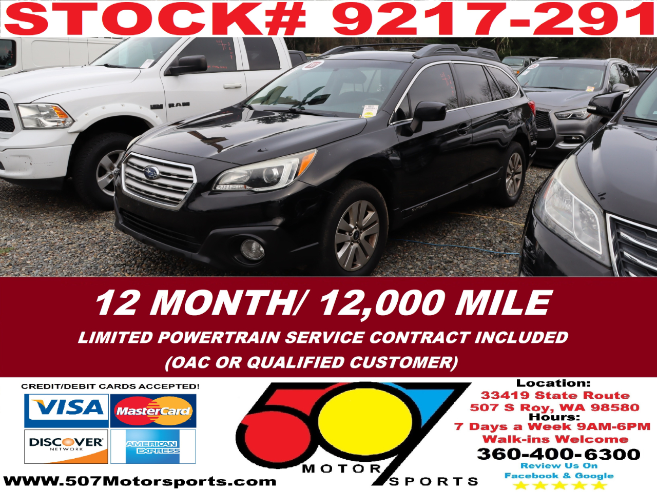 2015 Subaru Outback 2.5i Premium