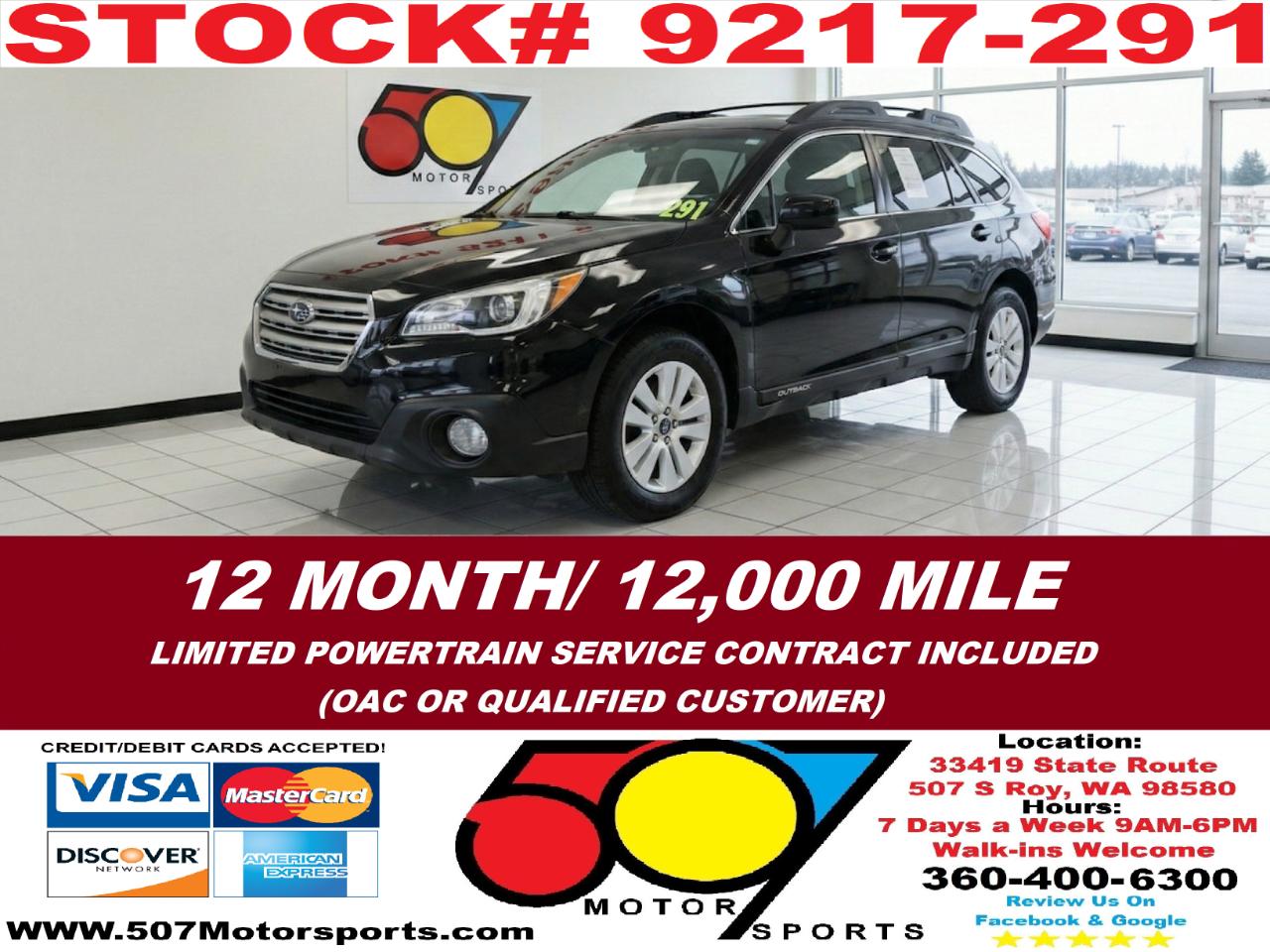 2015 Subaru Outback 2.5i Premium