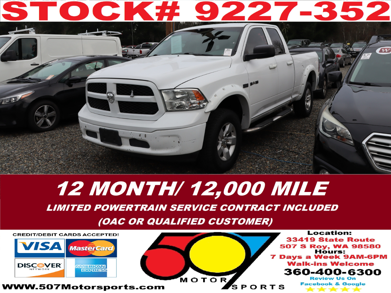 2014 RAM 1500 Tradesman Quad Cab 4WD