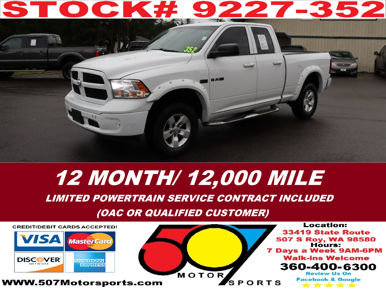 2014 RAM 1500 Tradesman Quad Cab 4WD
