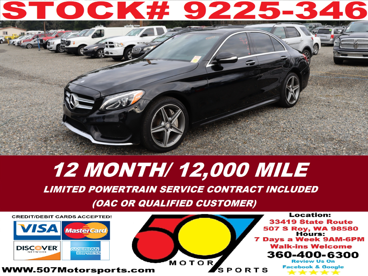 2015 Mercedes-Benz C-Class C300 4MATIC Sedan