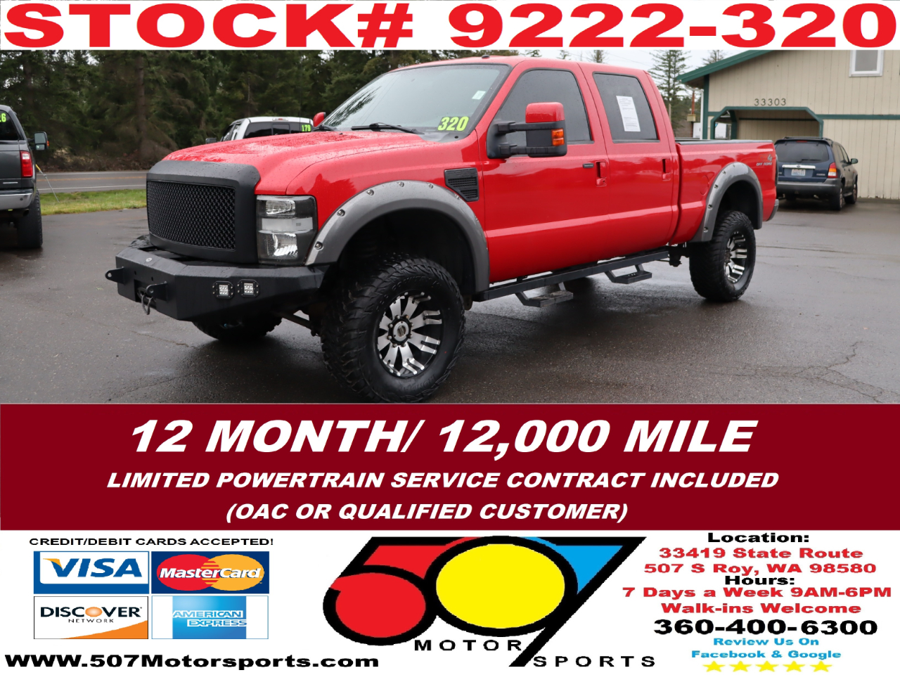 2008 Ford F-350 SD FX4 Crew Cab Long Bed 4WD