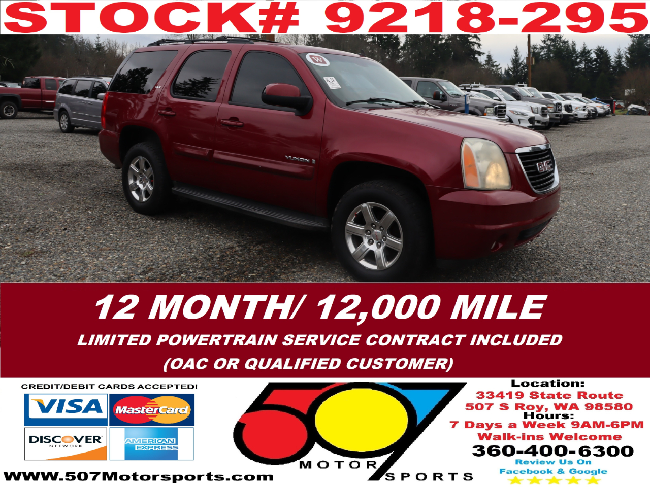 2007 GMC Yukon SLT-2 4WD