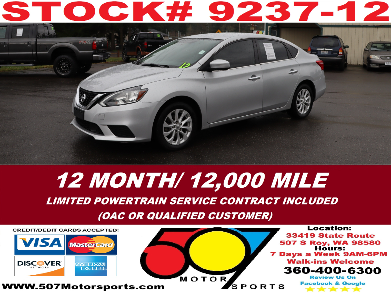 2019 Nissan Sentra SV CVT