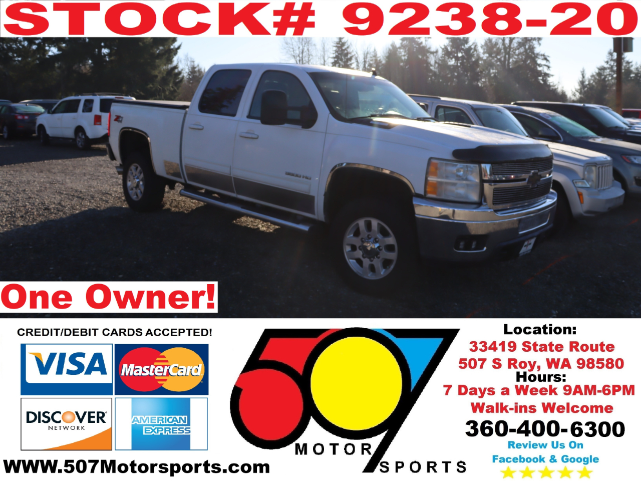 2011 Chevrolet Silverado 3500HD LTZ Crew Cab  4WD