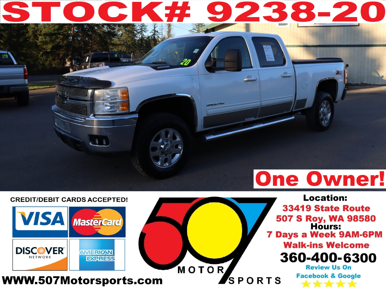 2011 Chevrolet Silverado 3500HD LTZ Crew Cab  4WD