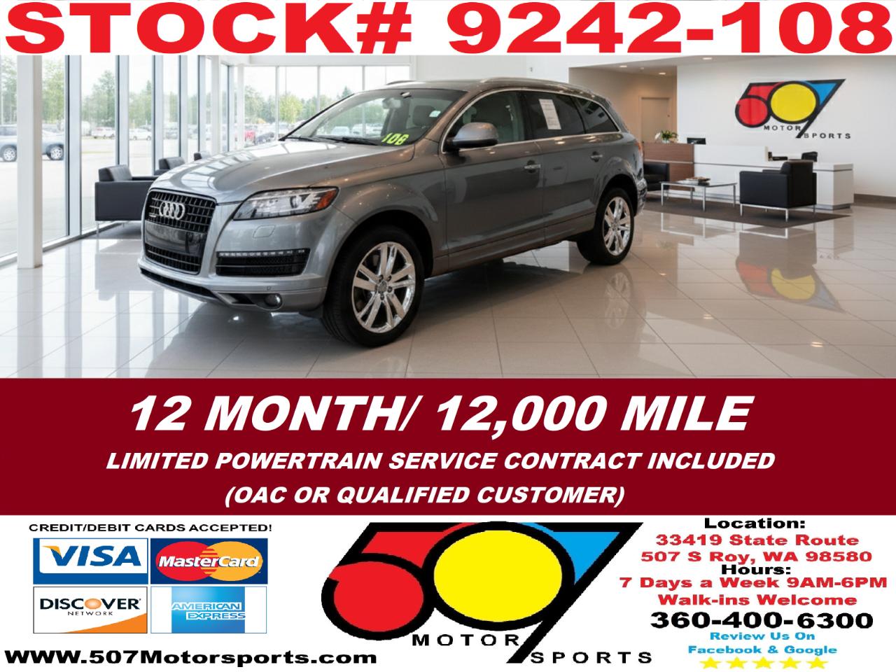 2015 Audi Q7 TDI Premium Plus quattro