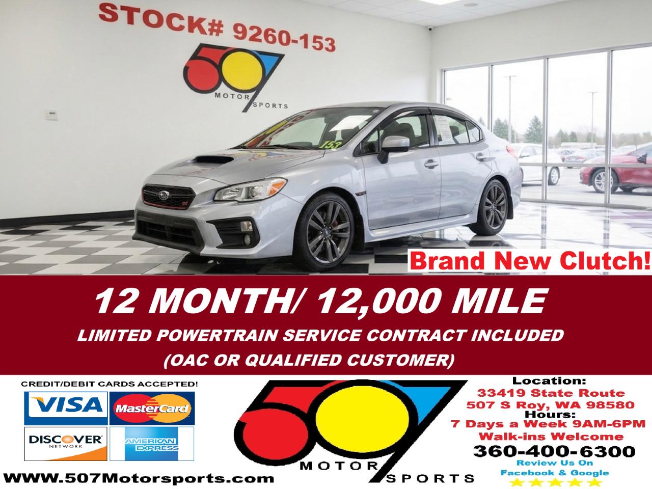 2016 Subaru WRX Premium 6M